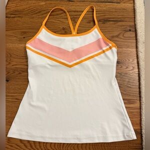 Smith & Quinn Billie Chevron Tank Top Athletic Racerback Athleisure Fitness Sz S